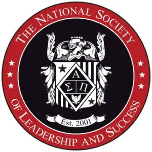 logo for the Then National Society of Leadership and Success