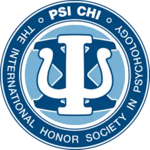 logo for the Psi Chi international honor society in psychology